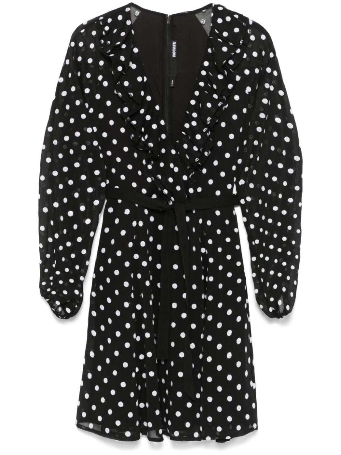 Мини-платье из шифона с оборками ROTATE BIRGER CHRISTENSEN, черный
Мини-платье из шифона с оборками ROTATE BIRGER CHRISTENSEN, черный