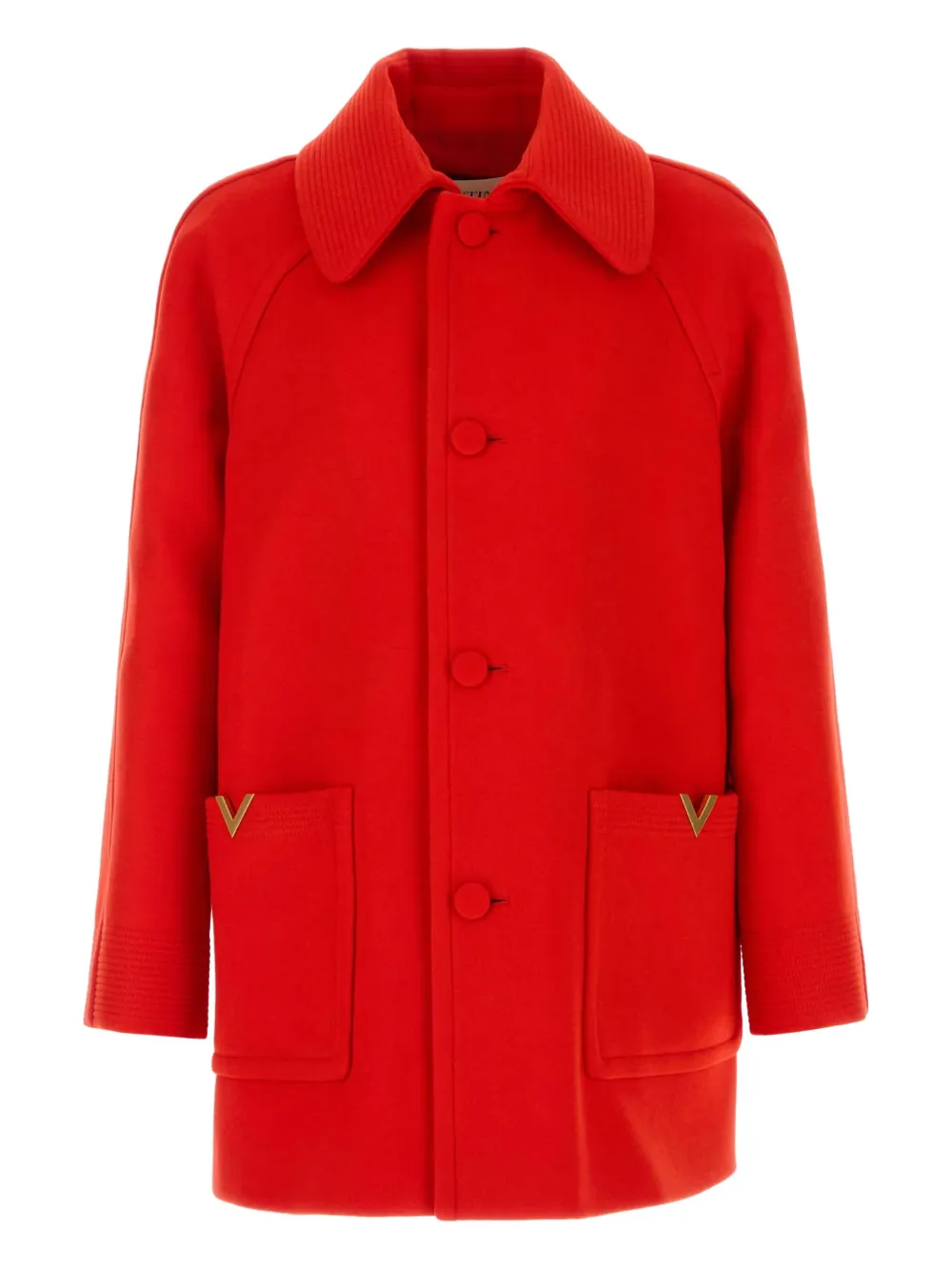 Шерстяное пальто с карманами Valentino Garavani, красный
Шерстяное пальто с карманами Valentino Garavani, красный