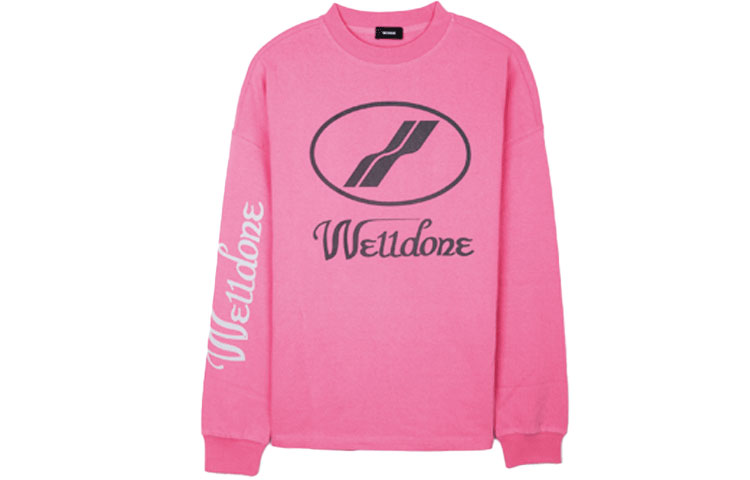 Футболка с принтом логотипа WE11DONE, розовая
Футболка с принтом логотипа WE11DONE, розовая