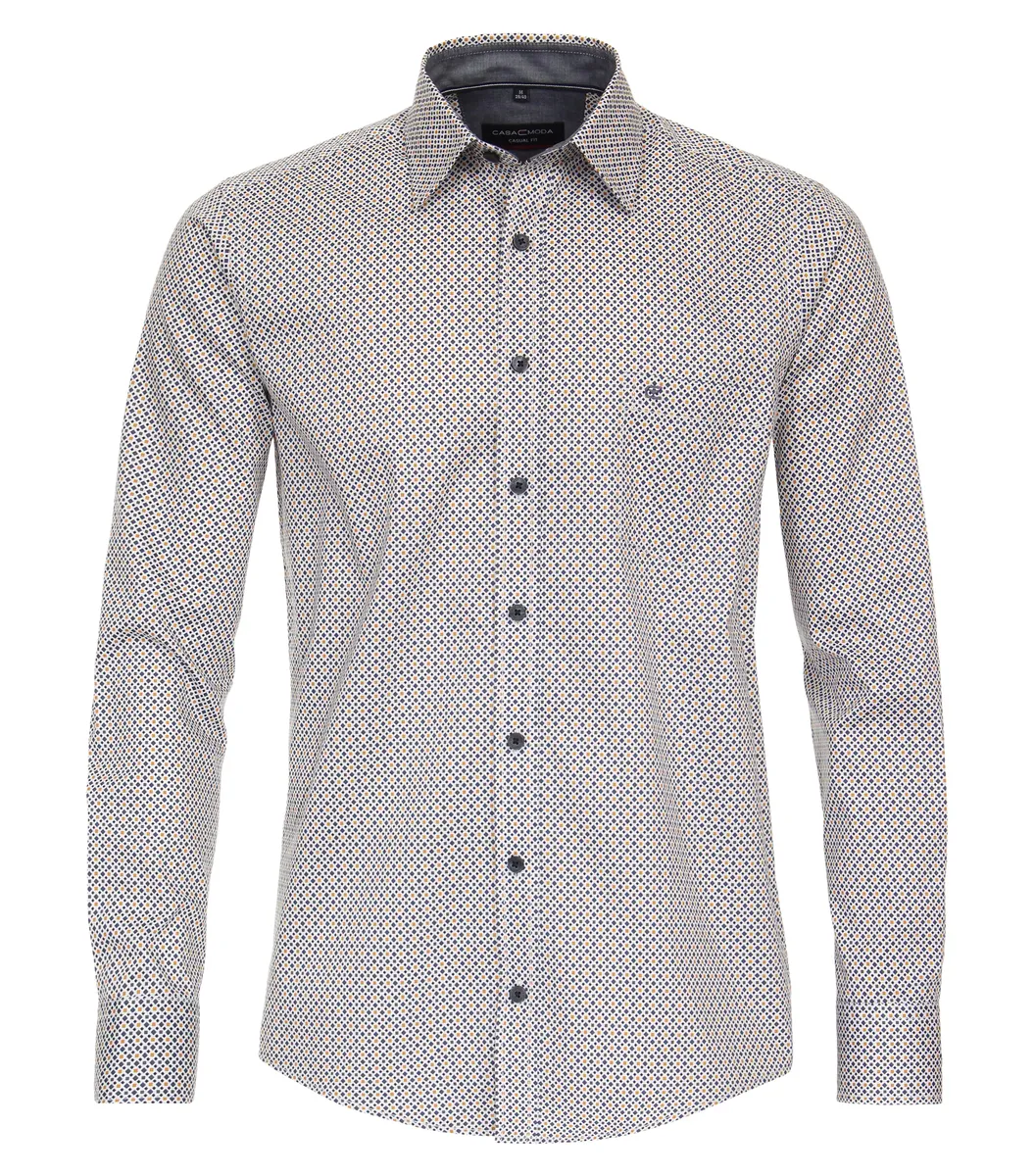 Рубашка CASAMODA с длинными рукавами "CASAMODA повседневная рубашка с принтом", желтый
Рубашка CASAMODA с длинными рукавами "CASAMODA повседневная рубашка с принтом", желтый