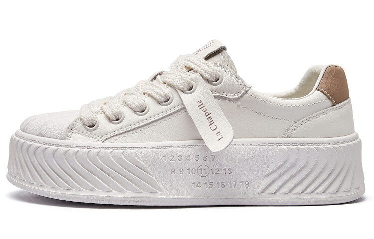 Кеды, скейтборд обувь женская низкая La Chapelle, бежевый/хаки
Кеды, скейтборд обувь женская низкая La Chapelle, бежевый/хаки