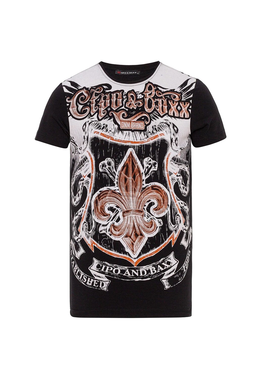 Футболка с классным принтом герба CIPO & BAXX, черный
Футболка с классным принтом герба CIPO & BAXX, черный