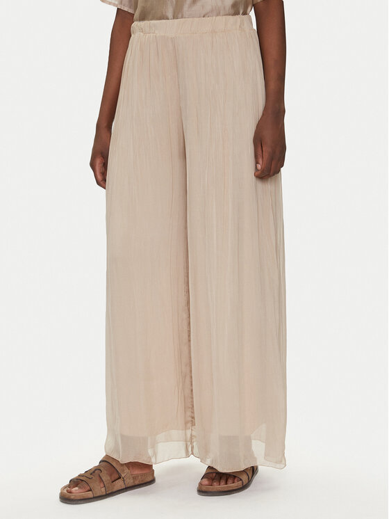 Брюки палаццо свободного кроя PW8992TSET5 Bomboogie, бежевый
Брюки палаццо свободного кроя PW8992TSET5 Bomboogie, бежевый