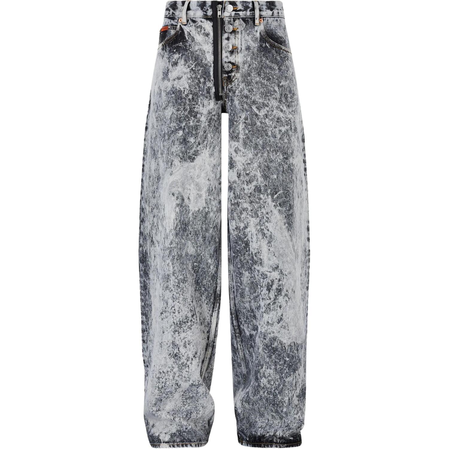 Джинсы с кислотной стиркой и застежкой-молнией Martine Rose, серый
Джинсы с кислотной стиркой и застежкой-молнией Martine Rose, серый