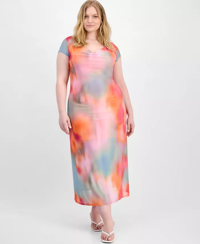 Модное платье макси с коротким рукавом и капюшоном больших размеров Bar III, мультиколор
Модное платье макси с коротким рукавом и капюшоном больших размеров Bar III, мультиколор