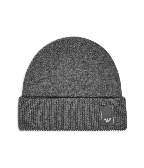 Шапка шерстяная Emporio Armani с добавлением кашемира, серый
Шапка шерстяная Emporio Armani с добавлением кашемира, серый
