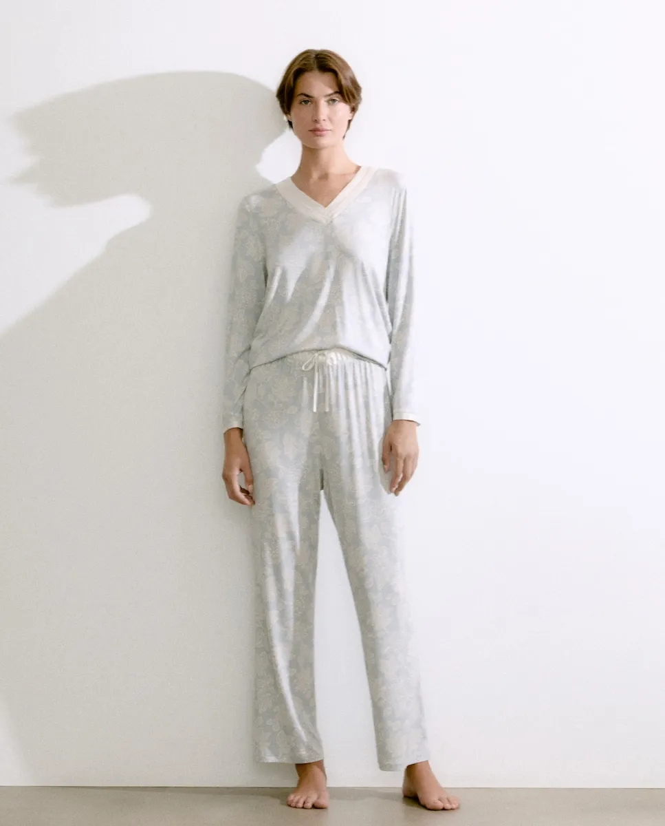 Женская пижама с рисунком, полностью Énfasis, белый
Женская пижама с рисунком, полностью Énfasis, белый