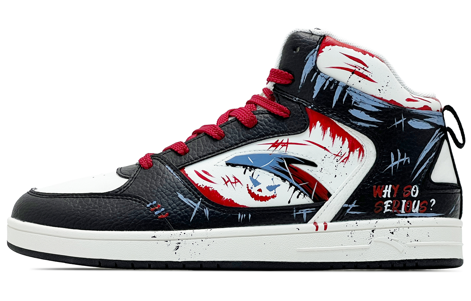 Маленькие zero feeling устойчивые к истиранию легкие увеличивающие рост кроссовки mid top для скейтбординга мужские ANTA, черный белый красный
Маленькие zero feeling устойчивые к истиранию легкие увеличивающие рост кроссовки mid top для скейтбординга мужские ANTA, черный белый красный