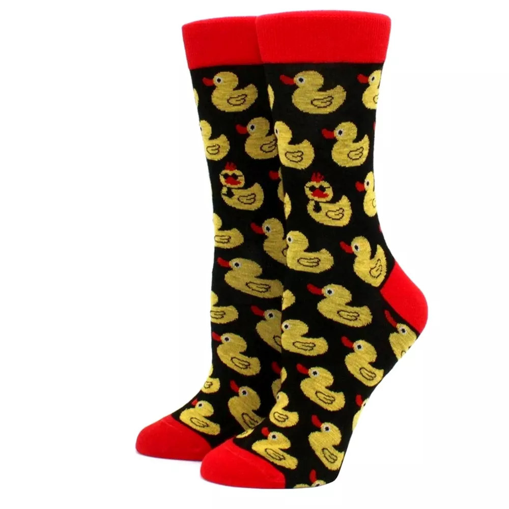 Носки с узором «Утиный» (женские размеры, взрослые, средние) от Sock Panda 
Носки с узором «Утиный» (женские размеры, взрослые, средние) от Sock Panda