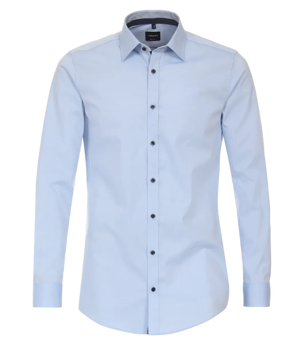 Деловая рубашка VENTI "Деловая рубашка VENTI удлиненные рукава 72см однотонная", голубой 
Деловая рубашка VENTI "Деловая рубашка VENTI удлиненные рукава 72см однотонная", голубой
