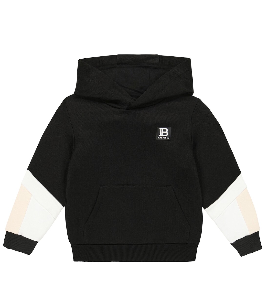 Худи из смесового хлопка Balmain, черный
Худи из смесового хлопка Balmain, черный