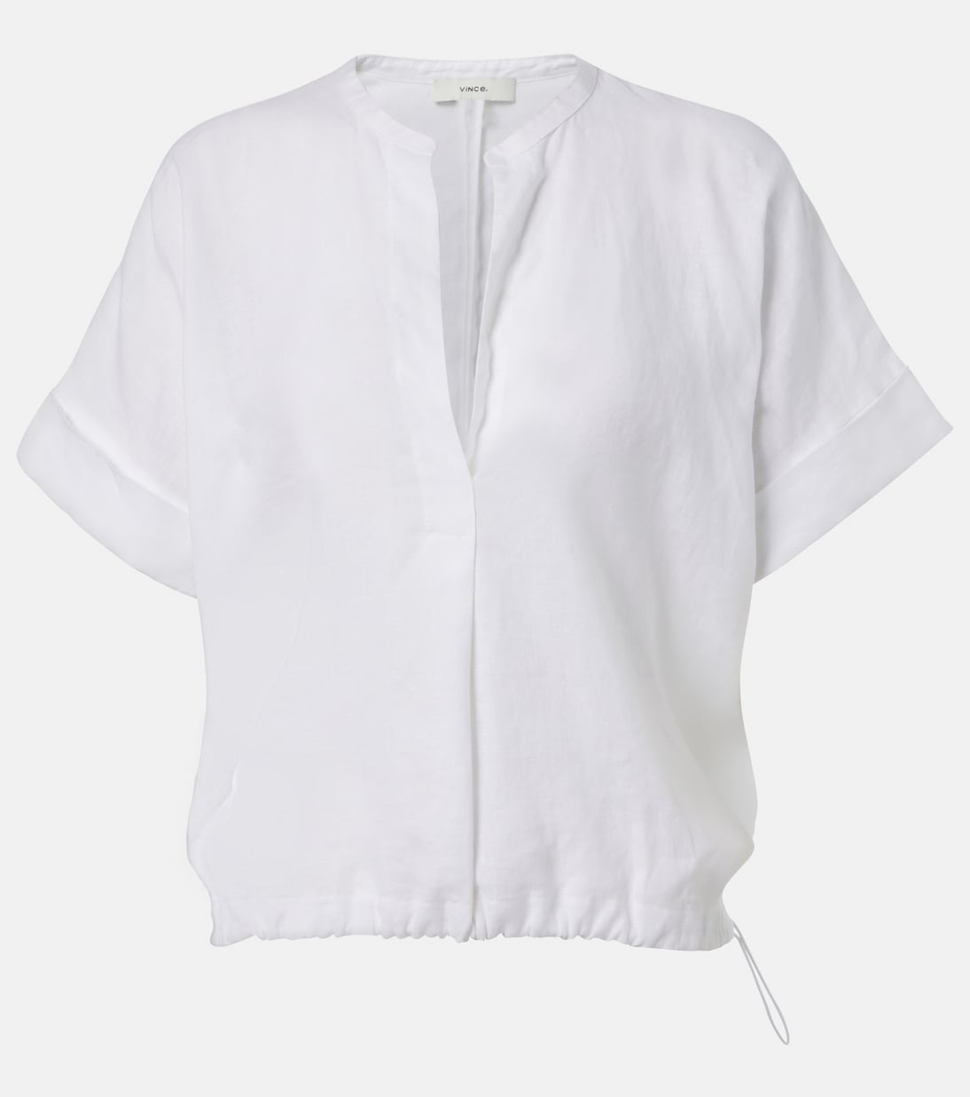 Собранная льняная блузка Vince, Optic White
Собранная льняная блузка Vince, Optic White