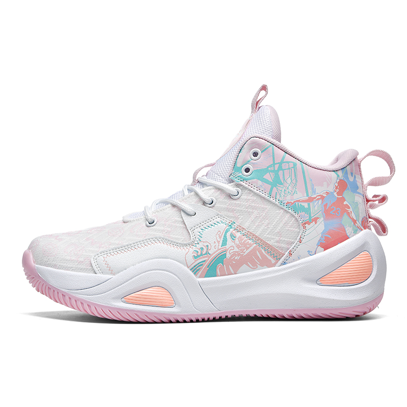Баскетбольные кроссовки для детей и подростков с противоскользящей амортизацией, износостойкими и высокими подошвами. PROTECTCAMEL, белый/розовый
Баскетбольные кроссовки для детей и подростков с противоскользящей амортизацией, износостойкими и высокими подошвами. PROTECTCAMEL, белый/розовый