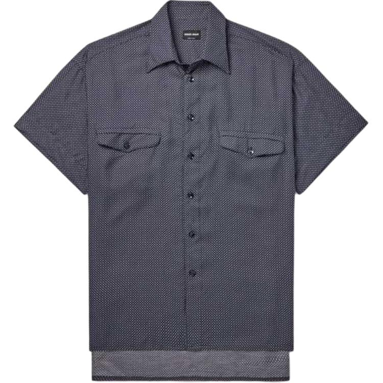 GIORGIO ARMANI Мужская синяя рубашка
GIORGIO ARMANI Мужская синяя рубашка