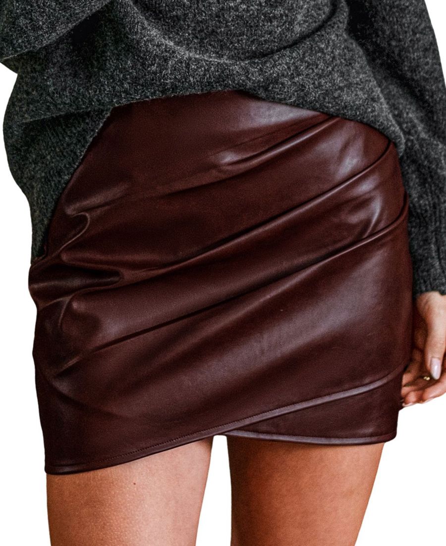 Женская мини-юбка Sassy Strut бордового цвета Cupshe, Brown
Женская мини-юбка Sassy Strut бордового цвета Cupshe, Brown