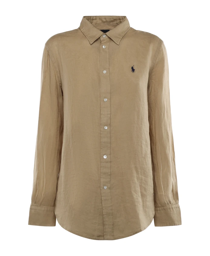 Льняная рубашка Polo Ralph Lauren, бежевый
Льняная рубашка Polo Ralph Lauren, бежевый
