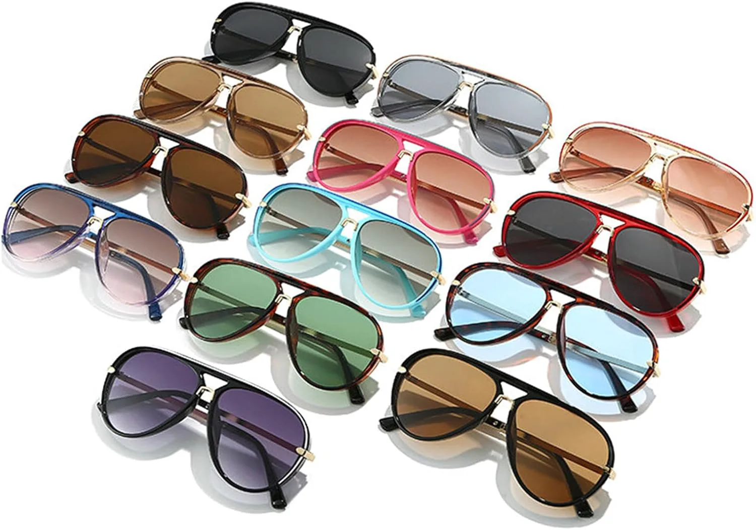 Солнцезащитные очки Willochra увеличенного размера в стиле «пилот» для женщин и мужчин, модные квадратные, ретро, с двойной перемычкой, градиентные, UV400, C5
Солнцезащитные очки Willochra увеличенного размера в стиле «пилот» для женщин и мужчин, модные квадратные, ретро, с двойной перемычкой, градиентные, UV400, C5