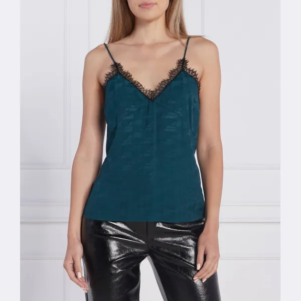 Топ стандартного кроя Patrizia Pepe, зеленый
Топ стандартного кроя Patrizia Pepe, зеленый