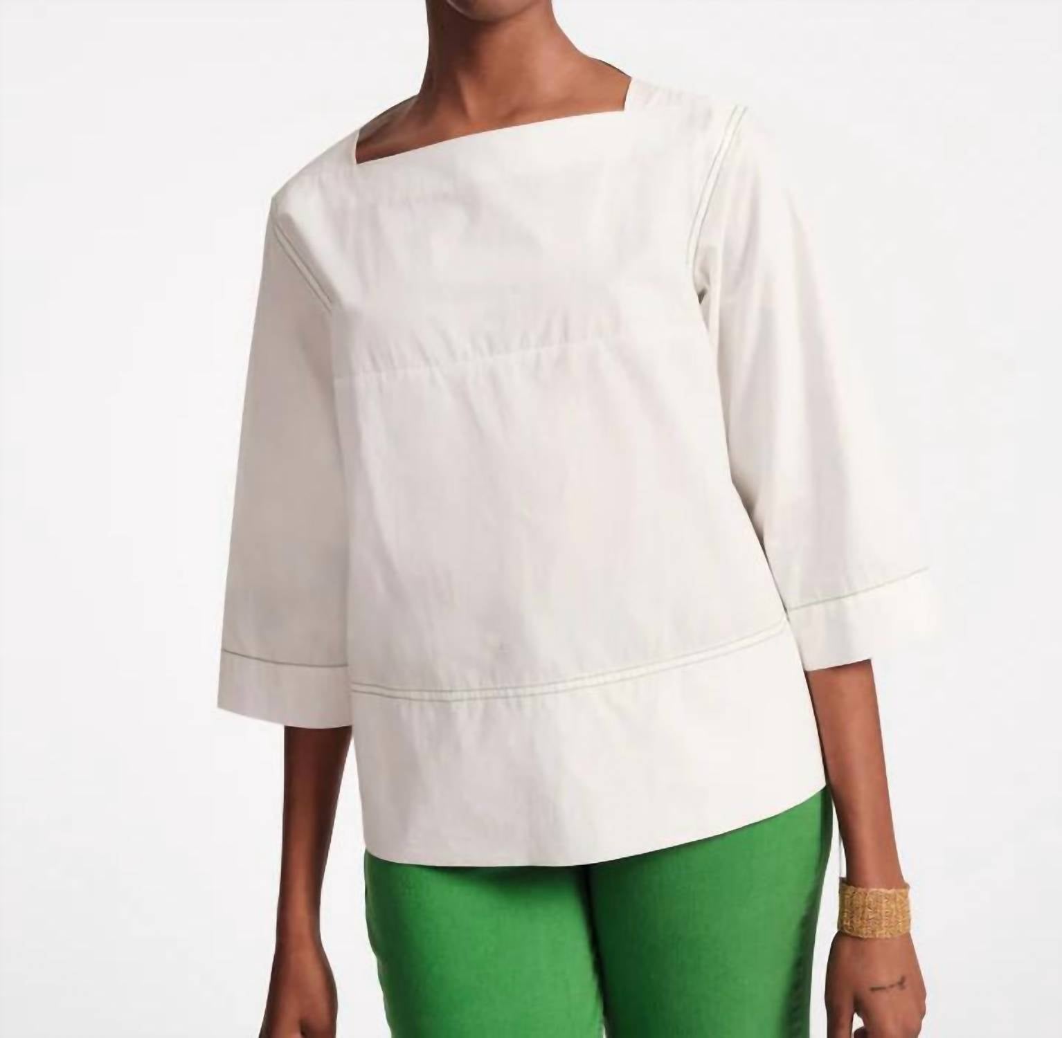 Карли топ с лодочкой в белом Frances Valentine
Карли топ с лодочкой в белом Frances Valentine