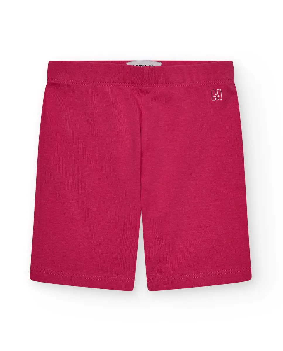 Короткие леггинсы для девочек с эластичным поясом Tuc tuc, фуксия 
Короткие леггинсы для девочек с эластичным поясом Tuc tuc, фуксия