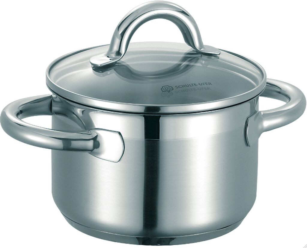 Кастрюля Schulte-Ufer LOOP MEAT POT с крышкой, нержавеющая сталь, диаметр 16 см, подходит для индукционных плит Schulte Ufer
Кастрюля Schulte-Ufer LOOP MEAT POT с крышкой, нержавеющая сталь, диаметр 16 см, подходит для индукционных плит Schulte Ufer