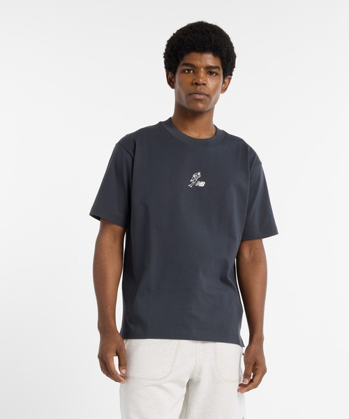 Футболка с коротким рукавом, плотный хлопок New Balance, черный
Футболка с коротким рукавом, плотный хлопок New Balance, черный