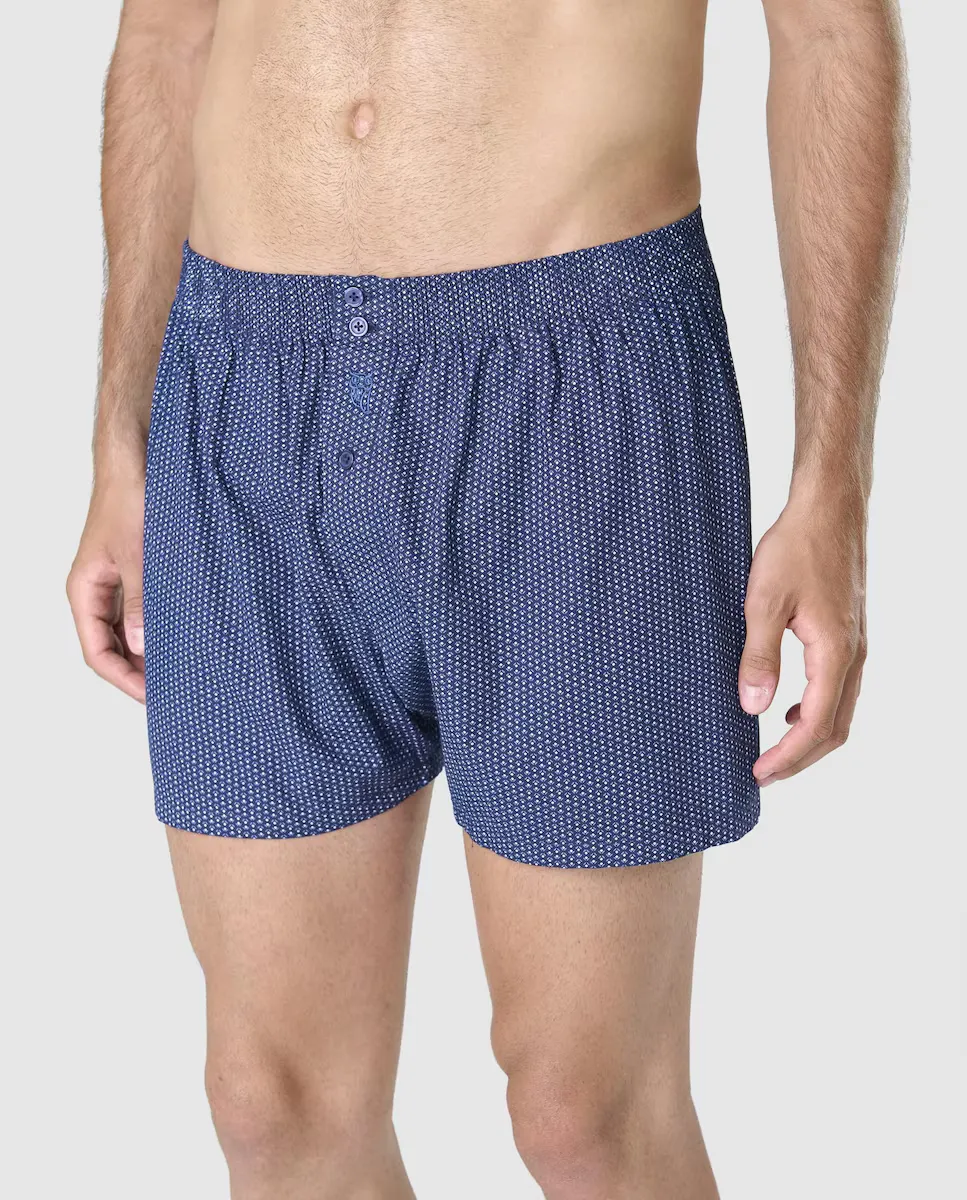 Боксерские шорты из синей ткани El Búho Nocturno, голубой
Боксерские шорты из синей ткани El Búho Nocturno, голубой