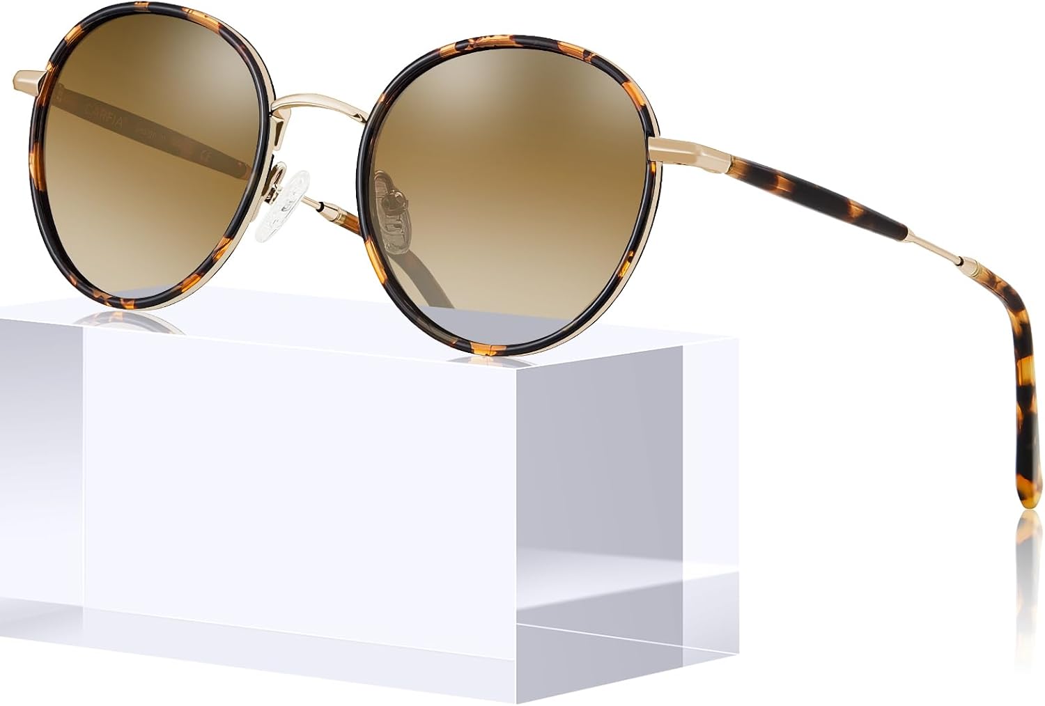 Женские солнцезащитные очки CARFIA Retro Small Round Polarized с защитой от УФ-излучения, модные винтажные стильные дизайнерские солнцезащитные очки CA1949, A: Metal & Tortoise Frame + Brown Lens
Женские солнцезащитные очки CARFIA Retro Small Round Polarized с защитой от УФ-излучения, модные винтажные стильные дизайнерские солнцезащитные очки CA1949, A: Metal & Tortoise Frame + Brown Lens