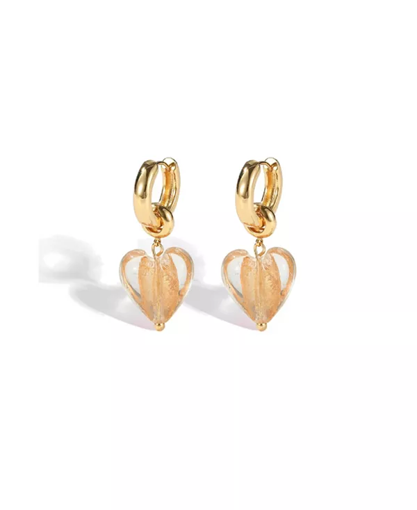 Серьги-Подвески в форме сердца из глазури Esmee Classicharms, amber
Серьги-Подвески в форме сердца из глазури Esmee Classicharms, amber