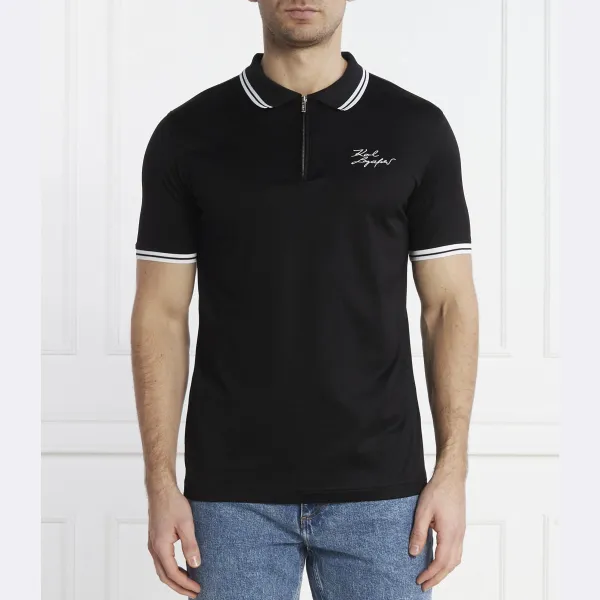 Рубашка поло стандартного кроя Karl Lagerfeld, черный
Рубашка поло стандартного кроя Karl Lagerfeld, черный