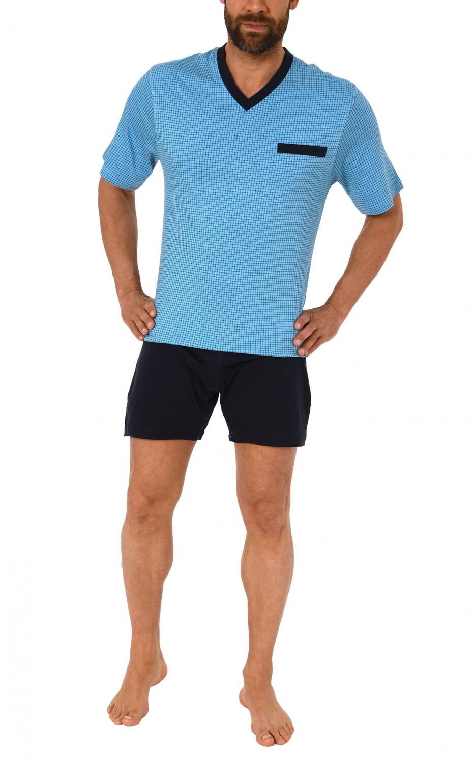 Трусы NORMANN Pflegeoverall kurzarm Reissverschluss Rücken, светло синий
Трусы NORMANN Pflegeoverall kurzarm Reissverschluss Rücken, светло синий