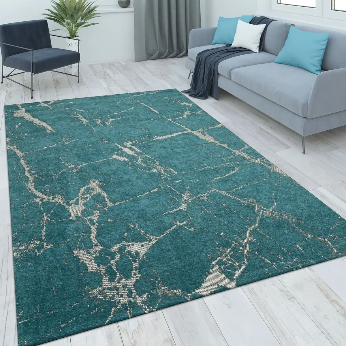 Ковер Paco Home "Mariba 201", прямоугольный, короткий ворс, современный мраморный дизайн, гостиная, спальня 160х230 см, бирюзовый
Ковер Paco Home "Mariba 201", прямоугольный, короткий ворс, современный мраморный дизайн, гостиная, спальня 160х230 см, бирюзовый