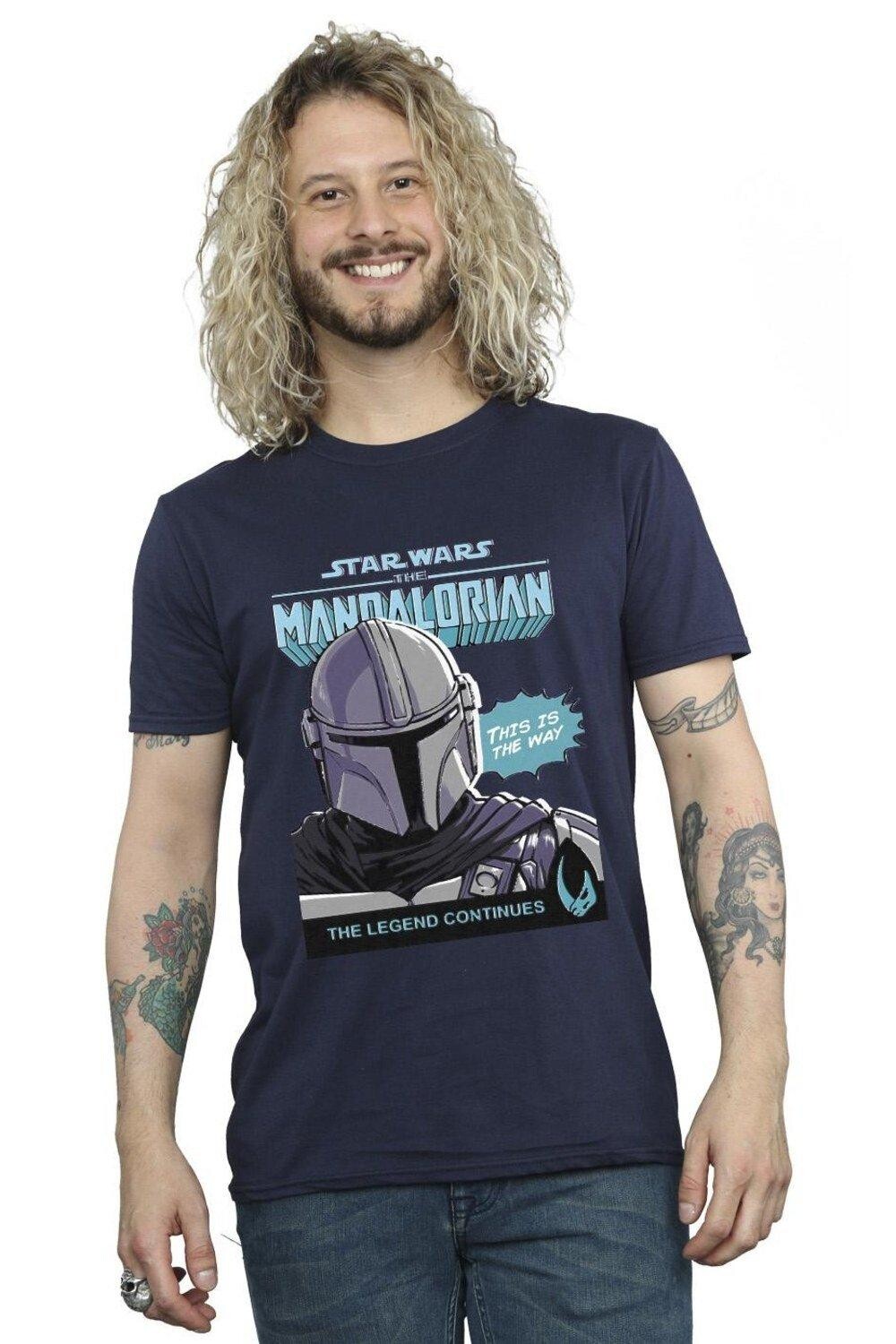 Я отправляю футболку с обложкой комикса Star Wars, темно-синий 
Я отправляю футболку с обложкой комикса Star Wars, темно-синий