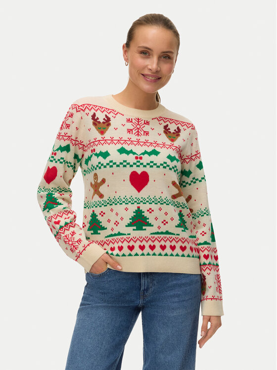 Свитер regular fit New Christmas 10334011 Vero Moda, мультиколор
Свитер regular fit New Christmas 10334011 Vero Moda, мультиколор