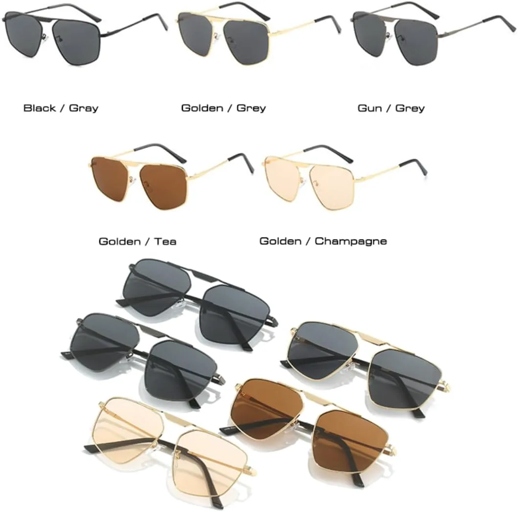 Ретро металлические многоугольные солнцезащитные очки для женщин, модные, цвета шампанского, защита от УФ-излучения UV400 для мужчин VVTWSSW, Gun Light Tea
Ретро металлические многоугольные солнцезащитные очки для женщин, модные, цвета шампанского, защита от УФ-излучения UV400 для мужчин VVTWSSW, Gun Light Tea
