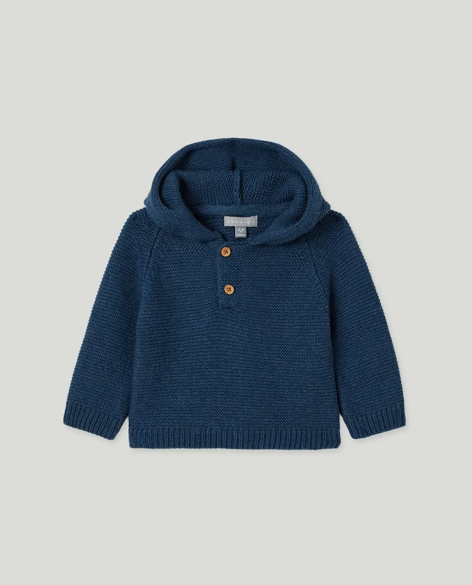 Джемпер свободного кроя с капюшоном для младенца мальчика Coconut El Corte Inglés, темно-синий
Джемпер свободного кроя с капюшоном для младенца мальчика Coconut El Corte Inglés, темно-синий