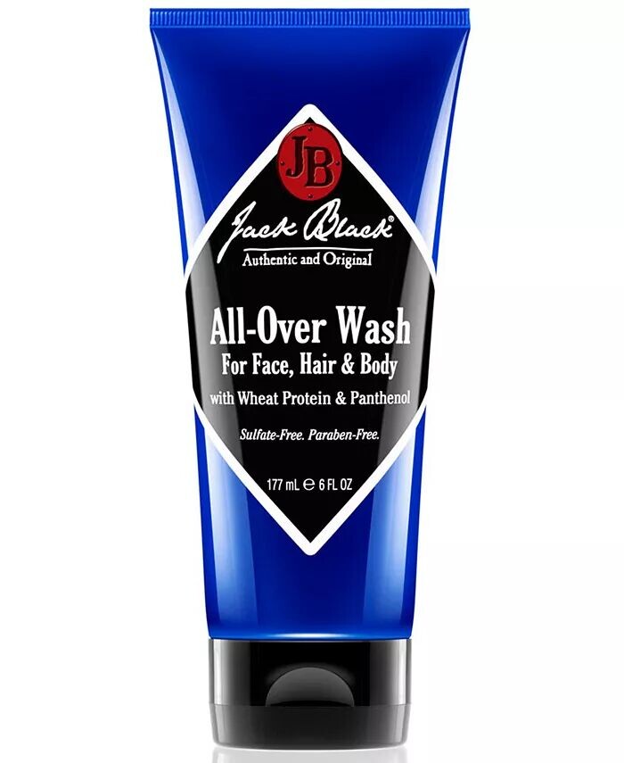 Универсальное средство для мытья лица, волос и тела с пшеничным протеином и пантенолом Jack Black
Универсальное средство для мытья лица, волос и тела с пшеничным протеином и пантенолом Jack Black