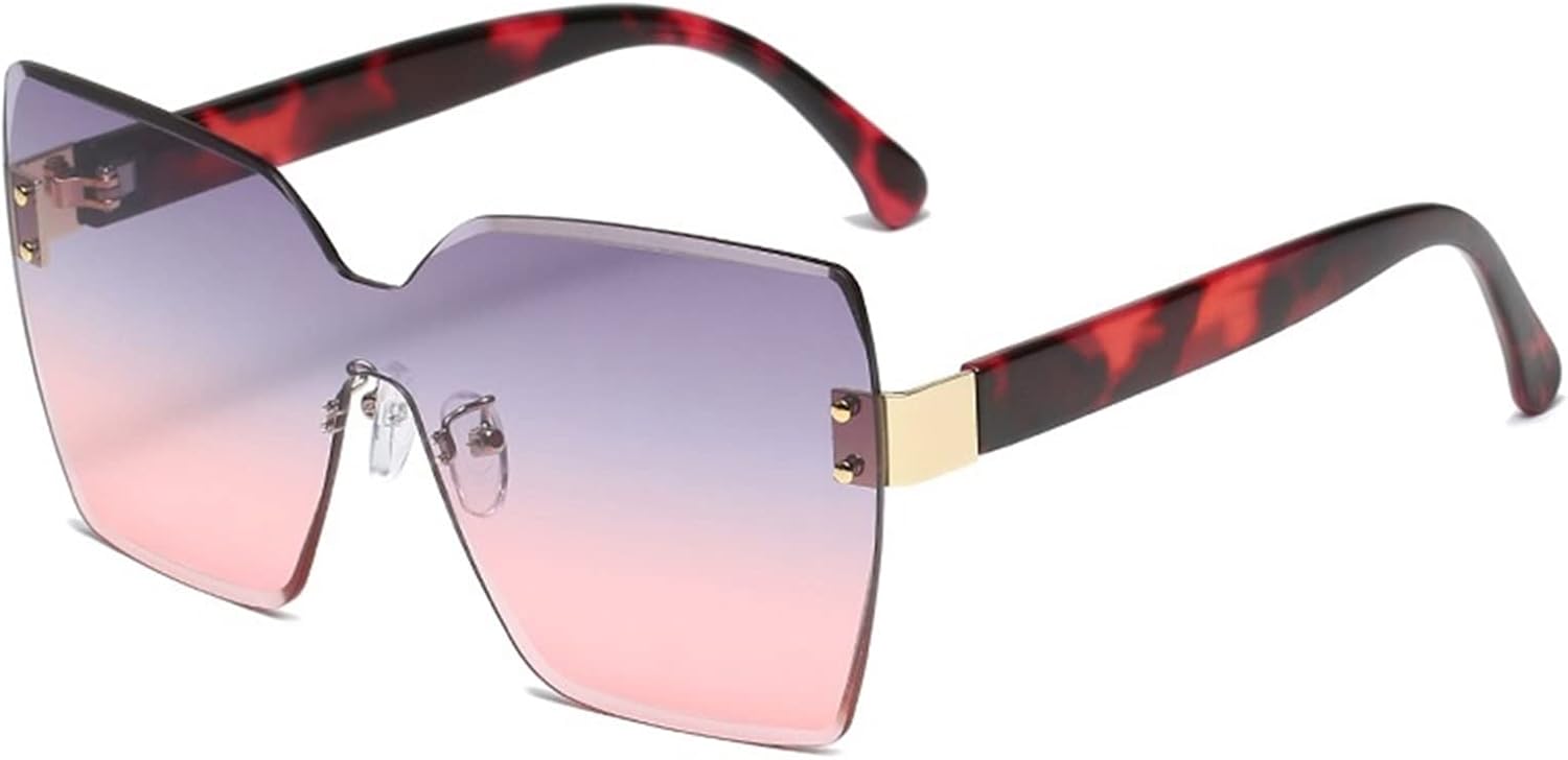 Солнцезащитные очки XINXIN в крупной оправе без ободка для мужчин и женщин, популярные среди интернет-знаменитостей, идеально подходят для отдыха на природе и вечеринок (Цвет: E, Размер: Средний), E
Солнцезащитные очки XINXIN в крупной оправе без ободка для мужчин и женщин, популярные среди интернет-знаменитостей, идеально подходят для отдыха на природе и вечеринок (Цвет: E, Размер: Средний), E