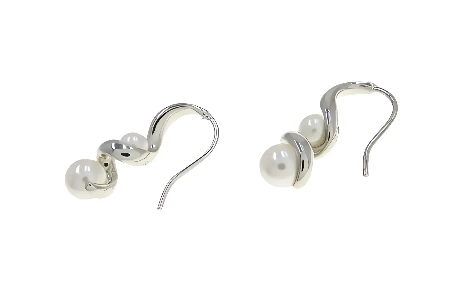 MIKIMOTO Белые золотые серьги WG для женщин Silver
MIKIMOTO Белые золотые серьги WG для женщин Silver