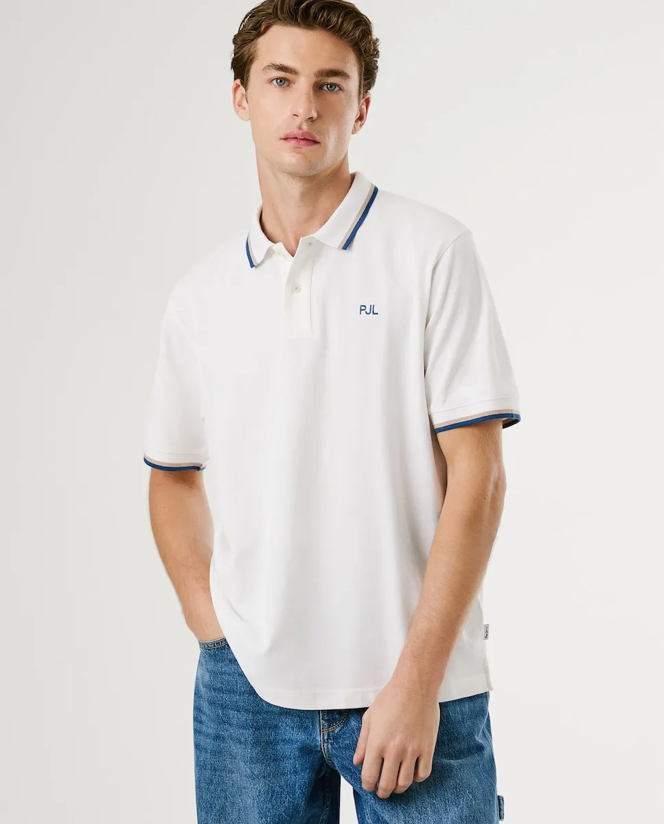 Поло-пике для мужчин с коротким рукавом и вышитым логотипом Pepe Jeans, белый
Поло-пике для мужчин с коротким рукавом и вышитым логотипом Pepe Jeans, белый