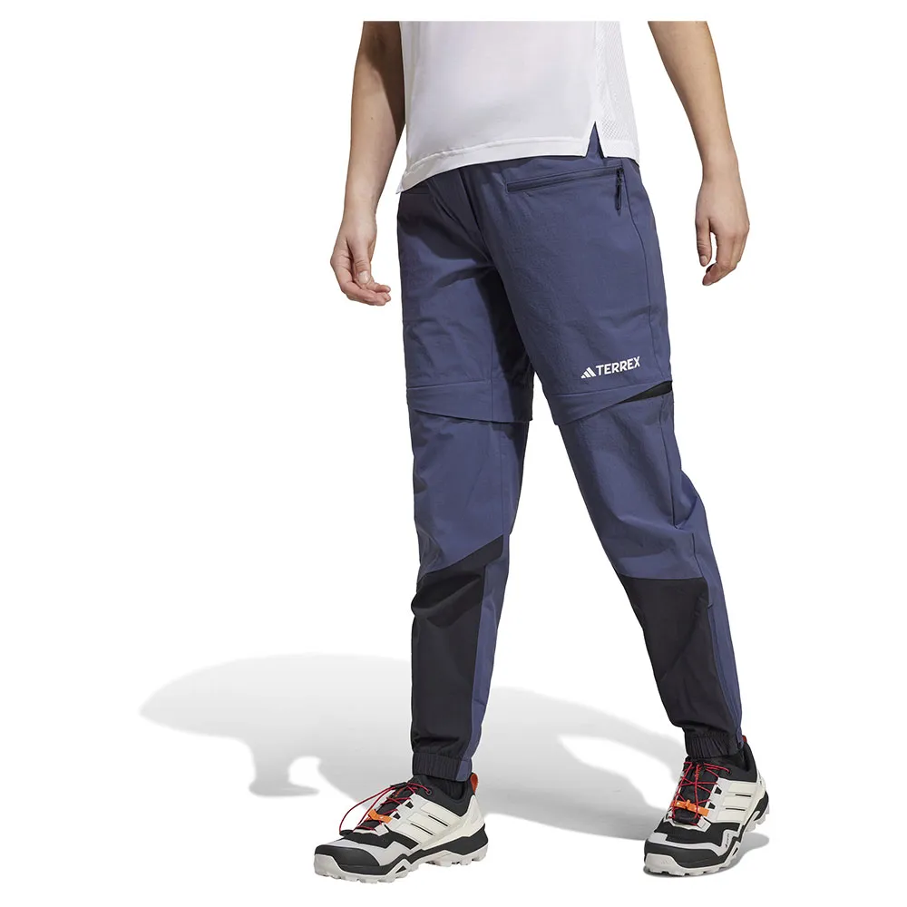 Брюки adidas Terrex Utilitas Hiking Zip Off, синий
Брюки adidas Terrex Utilitas Hiking Zip Off, синий