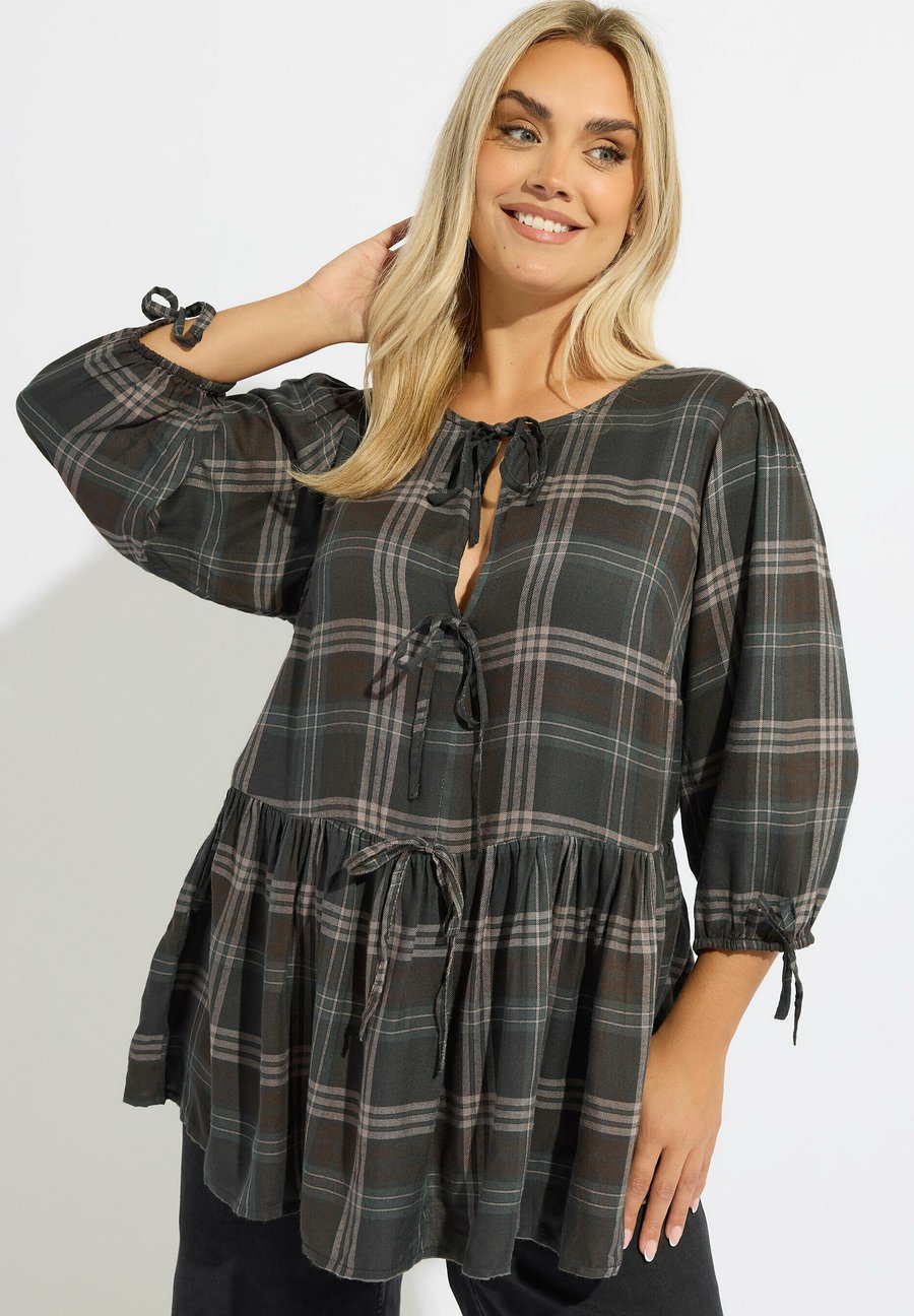 Блуза Yours Clothing Blouse, Brown/Dark Brown
Блуза Yours Clothing Blouse, Brown/Dark Brown