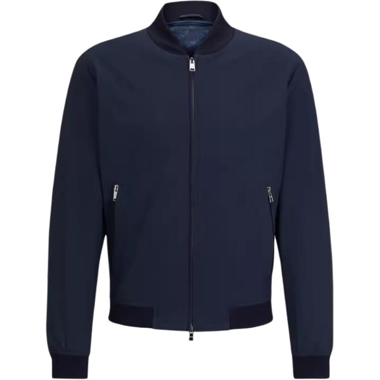 Длинный застегивающийся на молнию пиджак HUGO BOSS, темно-синий
Длинный застегивающийся на молнию пиджак HUGO BOSS, темно-синий