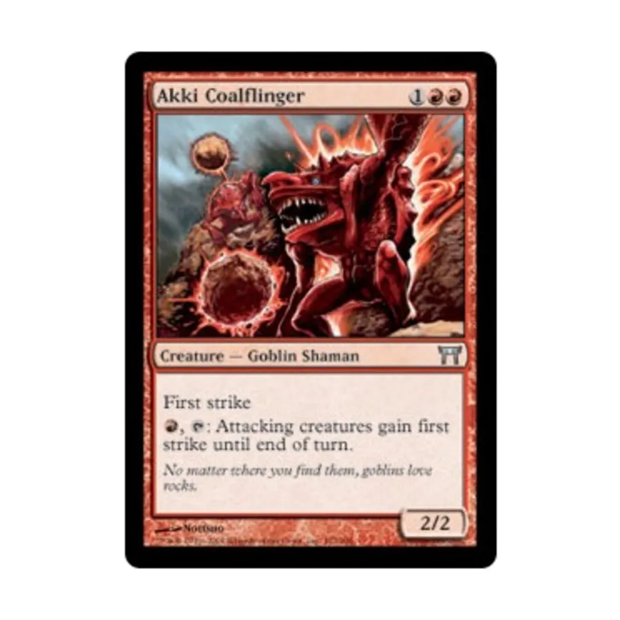 CCG Акки Коулфлингер (В), MTG - Champions of Kamigawa
CCG Акки Коулфлингер (В), MTG - Champions of Kamigawa