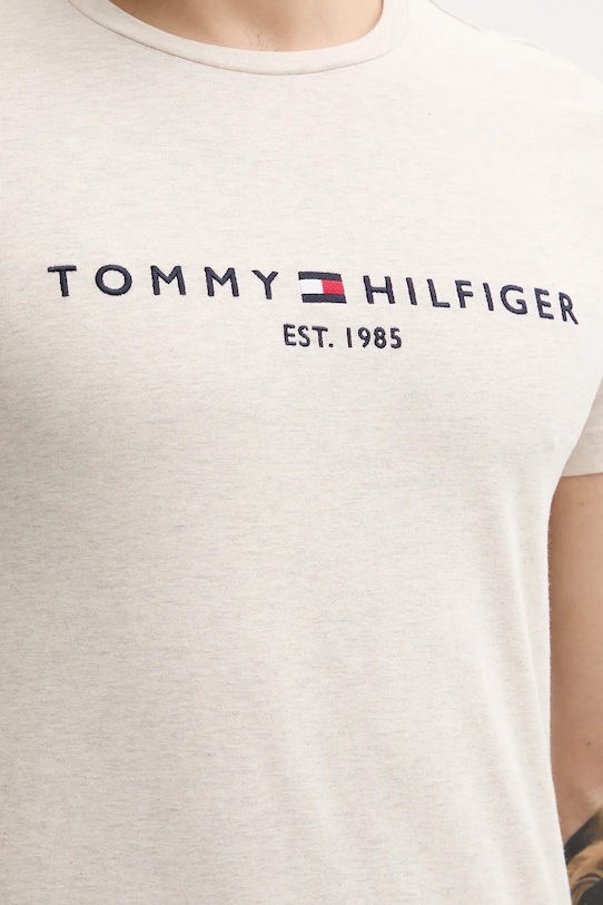 Хлопковая футболка Tommy Hilfiger, бежевый
Хлопковая футболка Tommy Hilfiger, бежевый