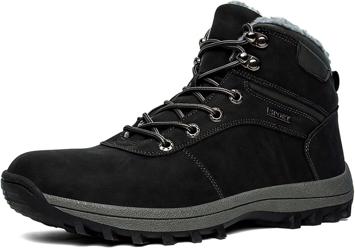 Ботинки для снега больших размеров для мужчин и женщин, водонепроницаемые зимние с теплой плюшевой подкладкой, ботильоны на щиколотку, для работы на улице, противоскользящие, для скалолазания и походов, снежные кроссовки Generic, черный
Ботинки для снега больших размеров для мужчин и женщин, водонепроницаемые зимние с теплой плюшевой подкладкой, ботильоны на щиколотку, для работы на улице, противоскользящие, для скалолазания и походов, снежные кроссовки Generic, черный