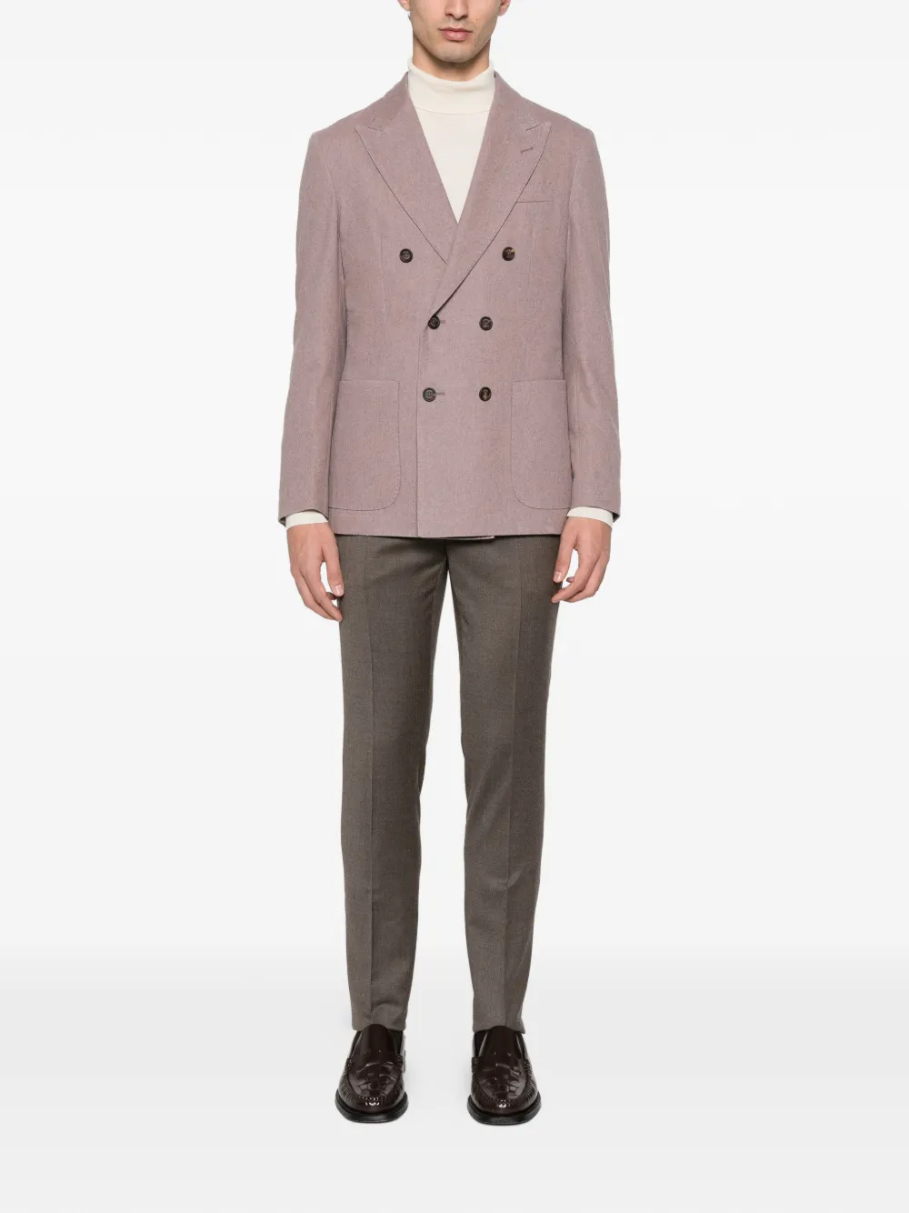 Двубортный пиджак с карманами Eleventy, розовый
Двубортный пиджак с карманами Eleventy, розовый