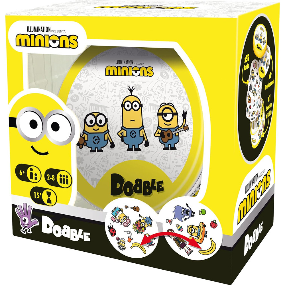 Настольная игра Zygomatic Dobble: Minions (Spanish Edition)
Настольная игра Zygomatic Dobble: Minions (Spanish Edition)