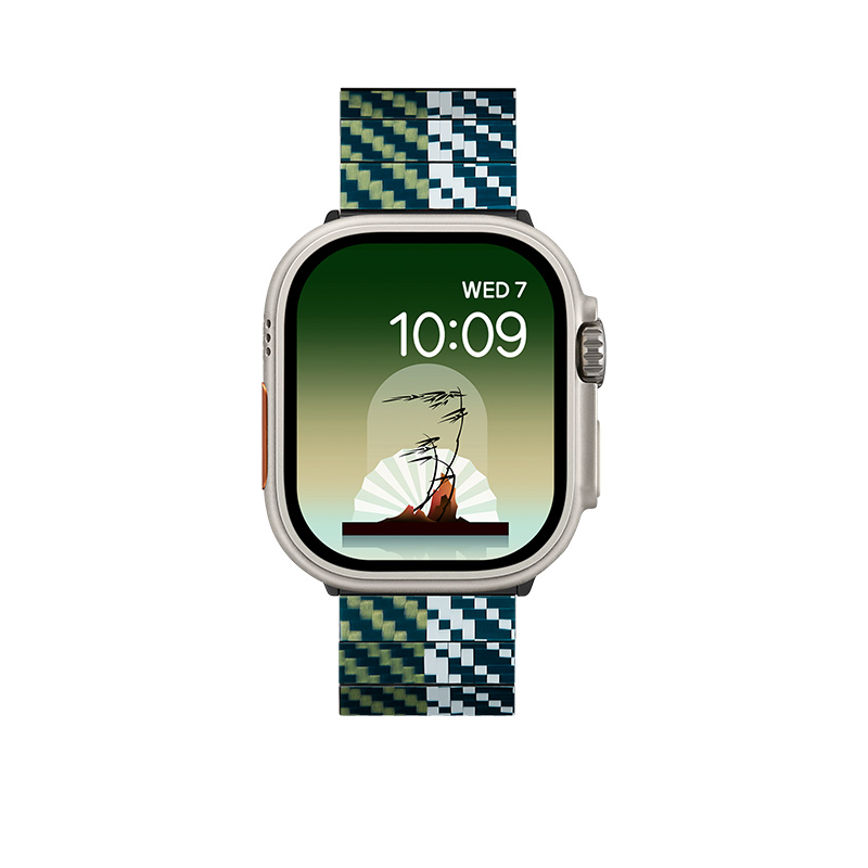 Ремешок, совместимость с Apple, материал: карбоновое волокно, длина 187,5 мм Pitaka, 【wind and snow moon-wind】
Ремешок, совместимость с Apple, материал: карбоновое волокно, длина 187,5 мм Pitaka, 【wind and snow moon-wind】