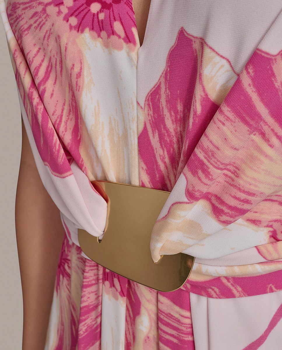 Платье без рукавов с цветочным принтом Donna Karan New York, розовый
Платье без рукавов с цветочным принтом Donna Karan New York, розовый